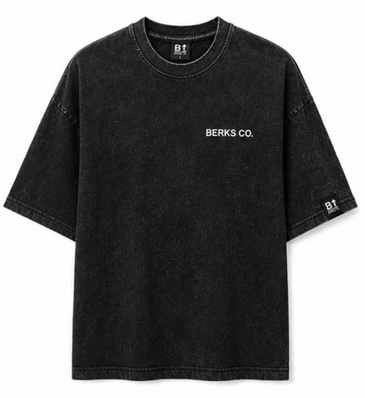 Built The Hard Way Tee | Washed Black