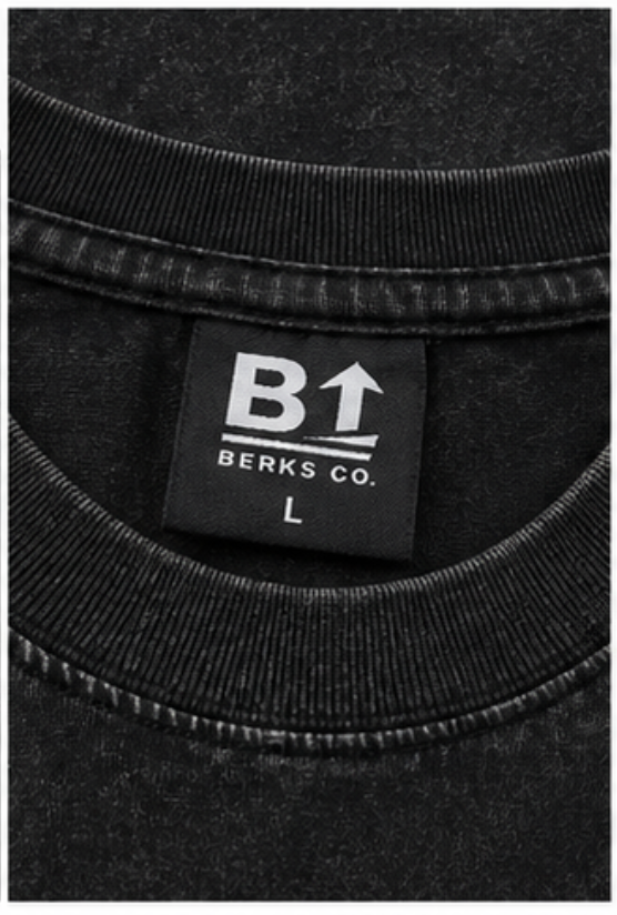 Built The Hard Way Tee | Washed Black