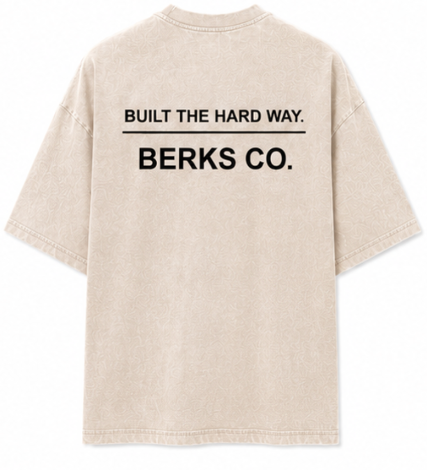 Built The Hard Way Tee | Vintage White