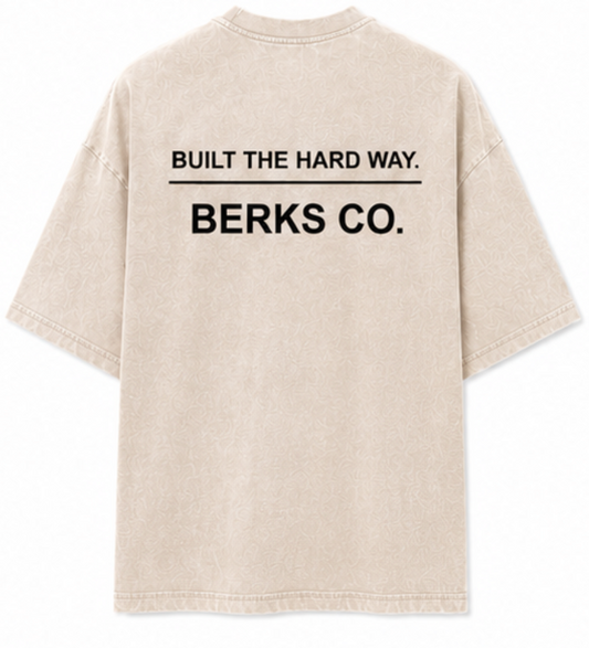Built The Hard Way Tee | Vintage White